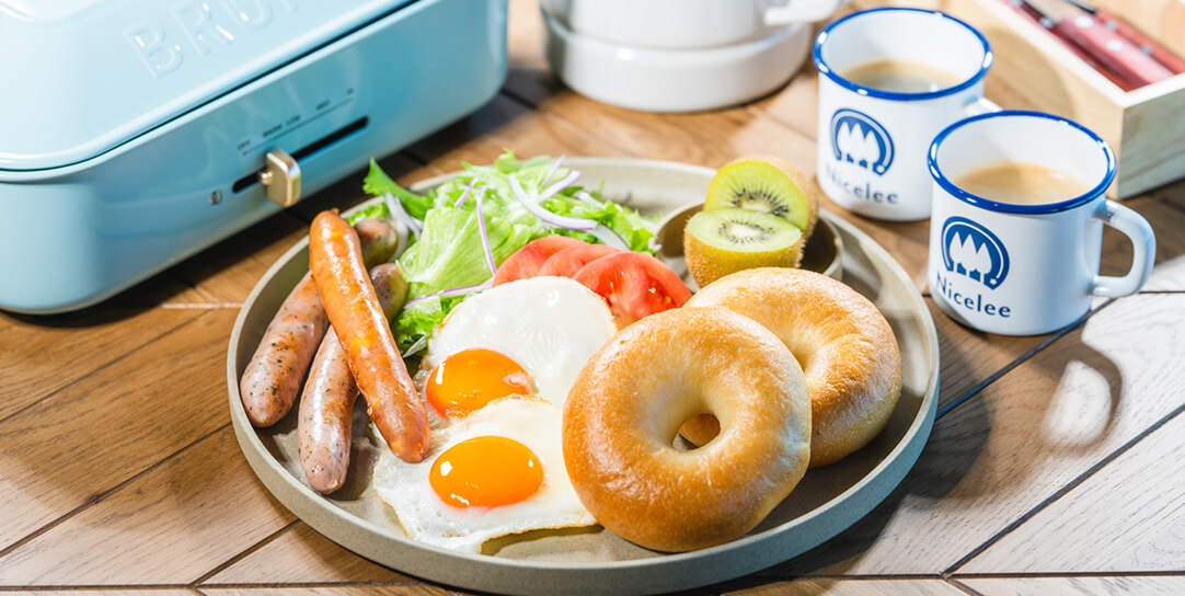 OKAYAMA GLAMPING SORANIA 朝食イメージ