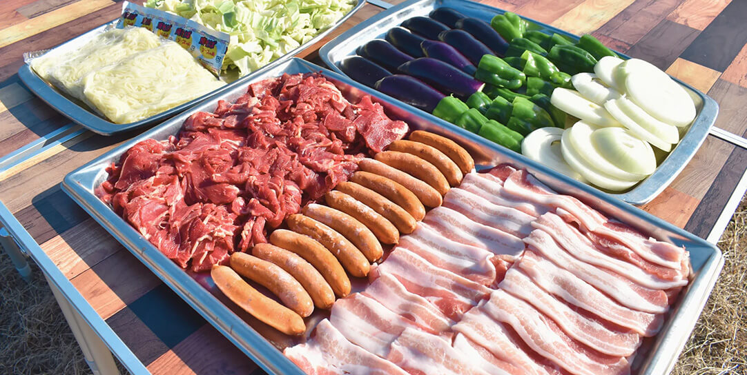 仲間と泊まる学校 さんむ西小 懇親会イメージ