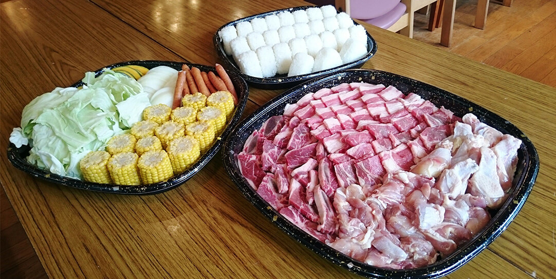 大江山の家グリーンロッジ 夕食イメージ
